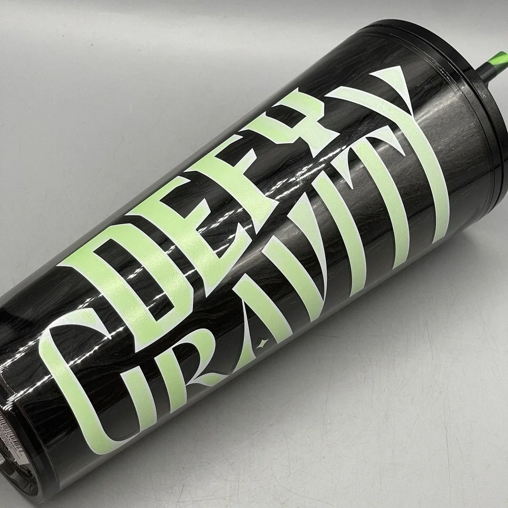 Starbucks Wicked Tumbler 24oz Defy Gravity Elphaba Glow In Dark - Picture 5 of 9